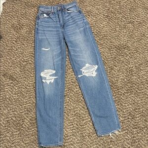 American Eagle Outfitters Distressed Straight Leg Jeans